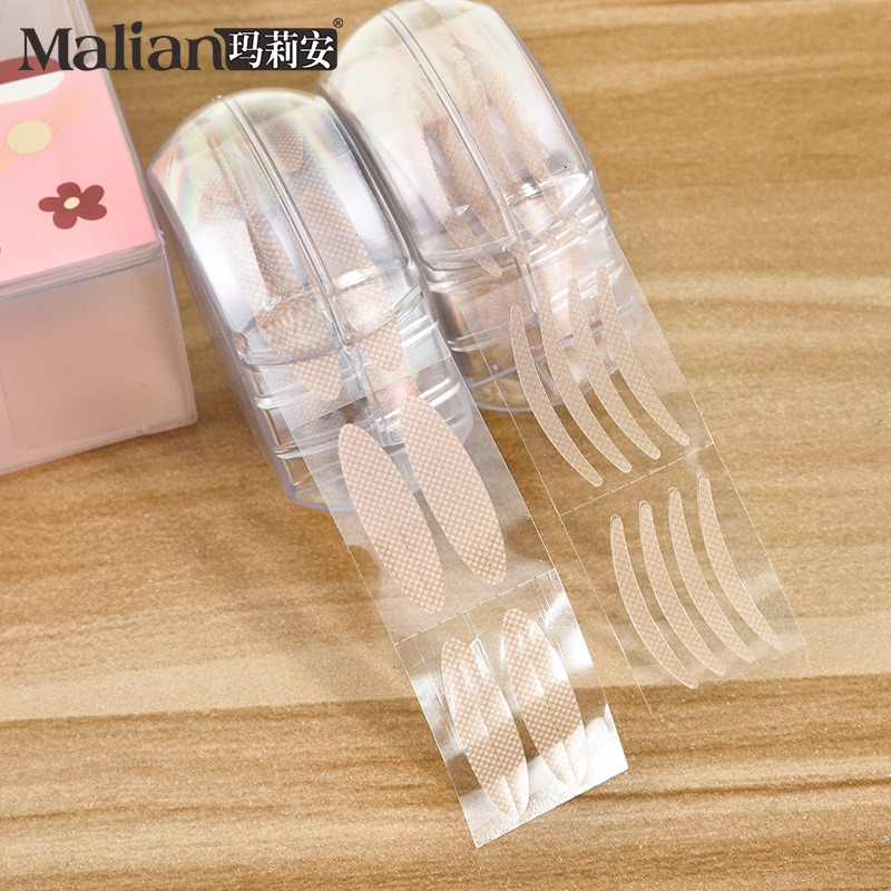 Malian eyelid lace double eyelid stickers 300pairs skin color very invisible eyelid tape mesh eye lip makeup tools