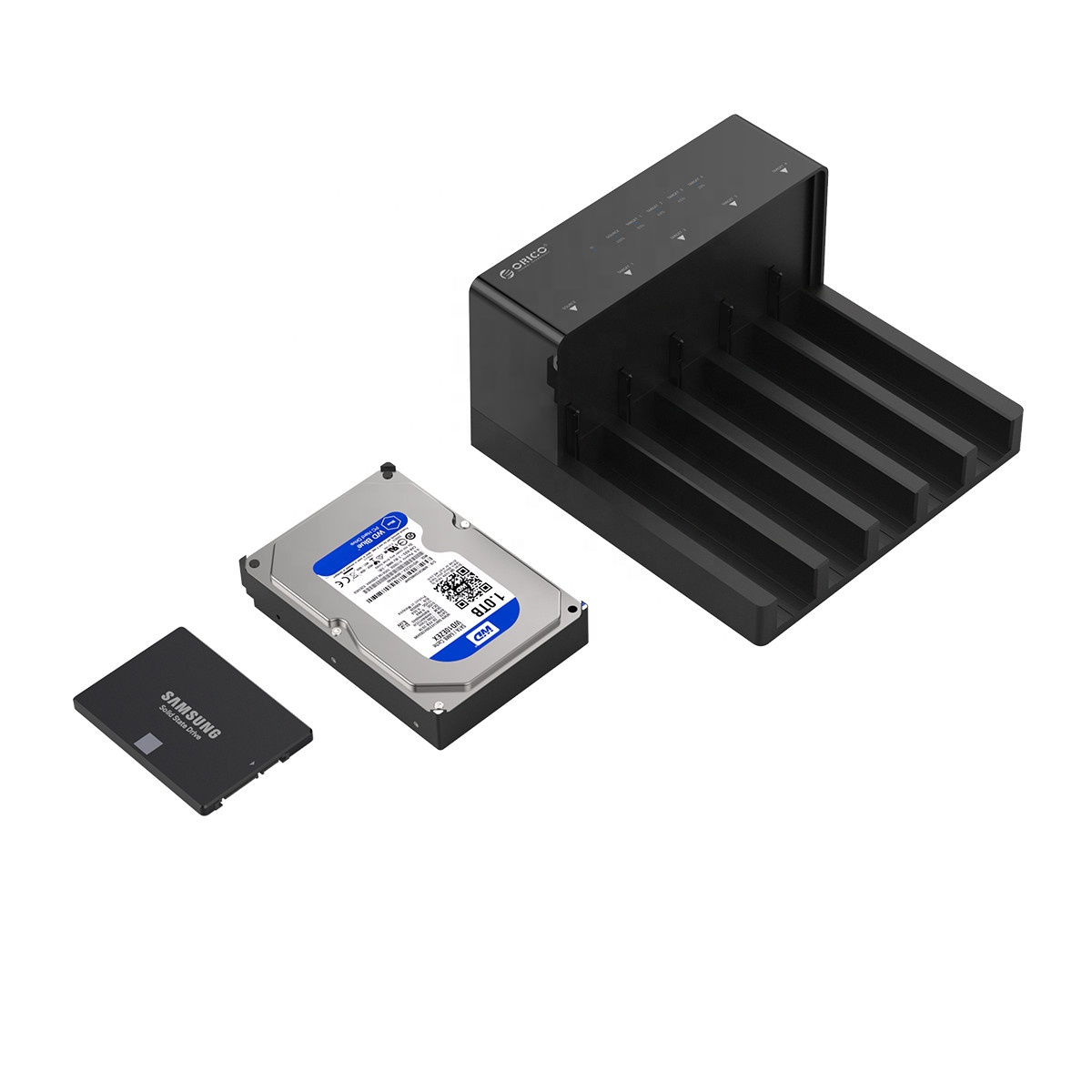 ORICO 5 Bay Clone 5 Гбит/с SATA до USB3.0 корпус жесткого диска 40 ТБ Дубликатор HDD SSD док-станция 6558US3-C