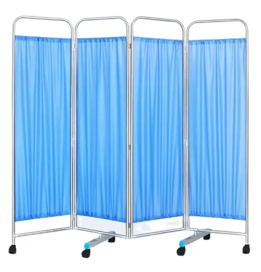 Good Quality All Steel Frame good price privacy protection hospital screen folding