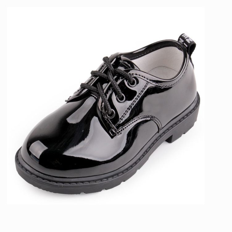 Autumn new children's leather shoes Korean