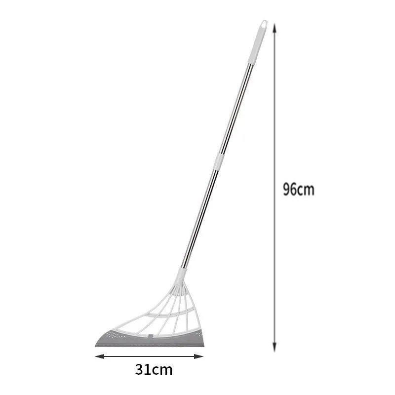 Hot Sale Magic Scraping Broomand Detachable Cleaning Tool Magic Long Hanging Silicone Broom and Multifonction Squeegee
