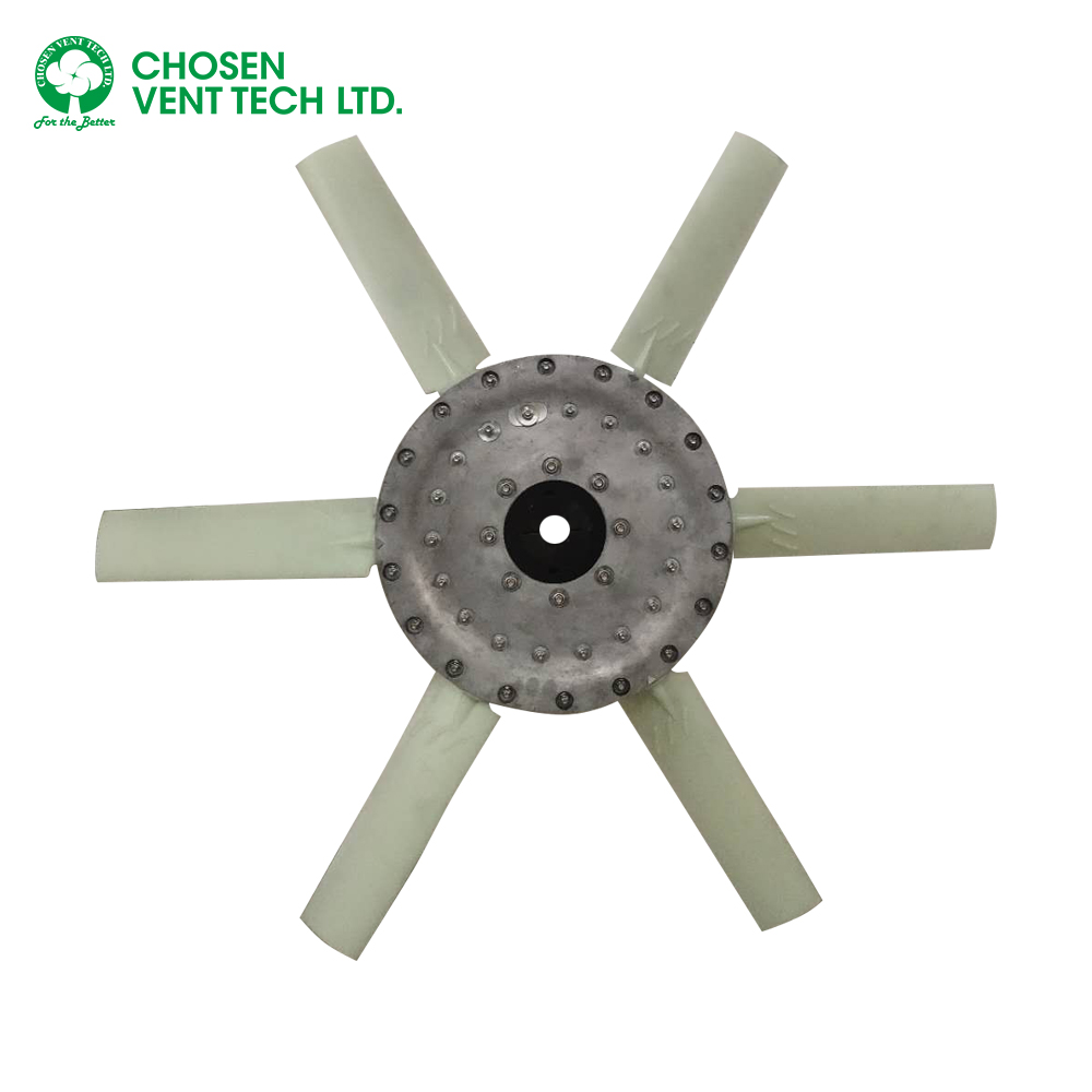 Chinese manufacturer for industrial fan applications plastic PP axial fan impeller airfoil fan blades
