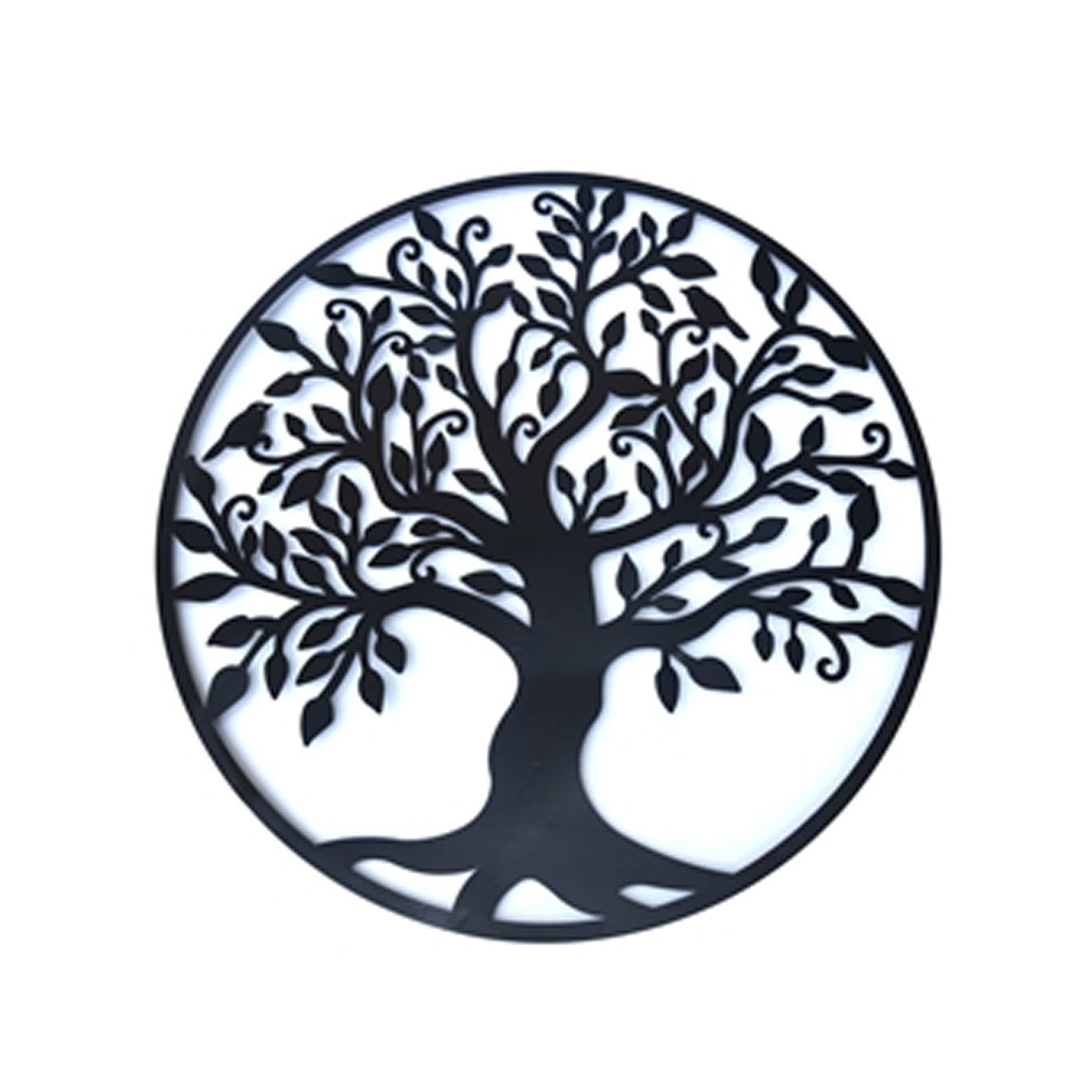 Round Metal Tree of Life Wall Arts For Restaurant Decoration