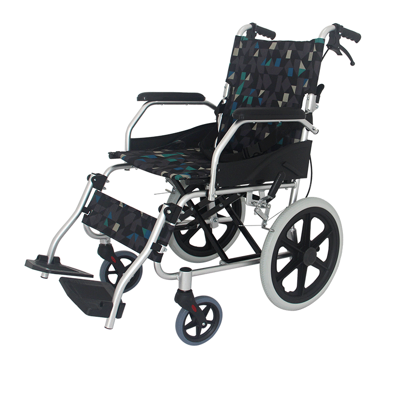 Steel Wheel Chair Handicapped Foldable Wheelchair