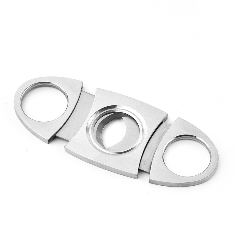 Portable Double Stainless Steel Blade Cigar scissor cutter Tool