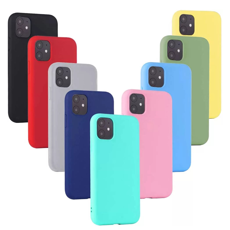 Чехол для Iphone 11 12 Pro, ультратонкий легкий Чехол из ТПУ и поликарбоната для Iphone X/xs Max Xr 8 7 6s Plus, матовая задняя крышка для мобильного телефона