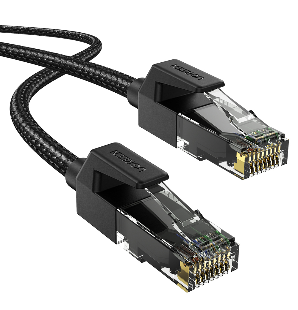 UGREEN Ethernet кабель CAT6 прочный нейлоновый Плетеный RJ45 кабель Ethernet для PS 4 ноутбуков маршрутизатор Gatos кошки 6 RJ 45 Lan кабель RJ45