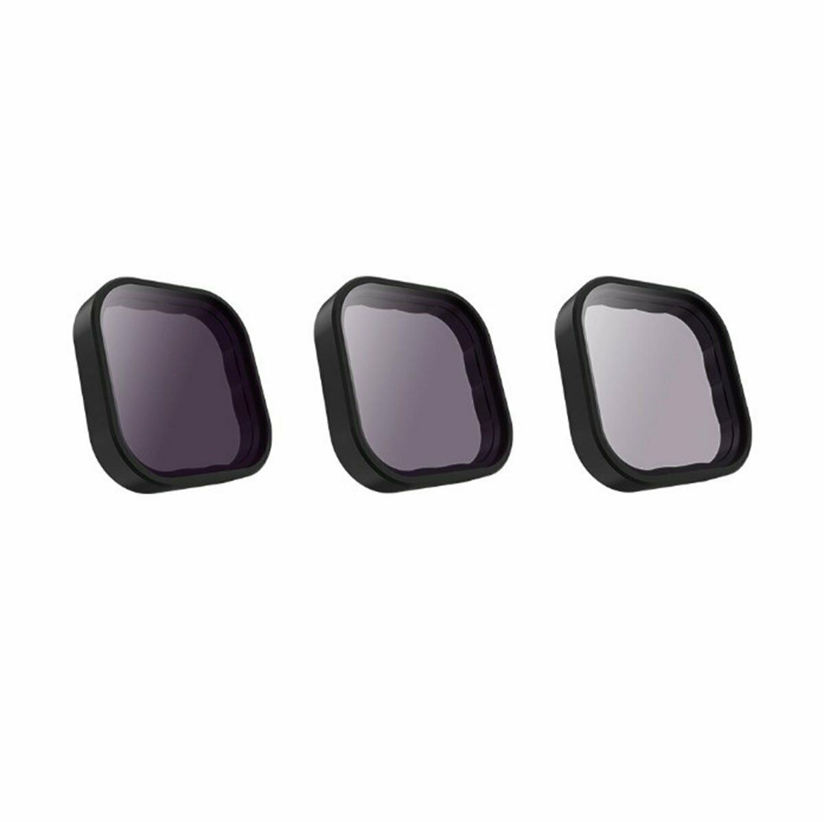 ND 8/16/32 Filter Camera Lens Cap Neutral Density and Polarizing Filter Set for Go Pro 9 Hero Black