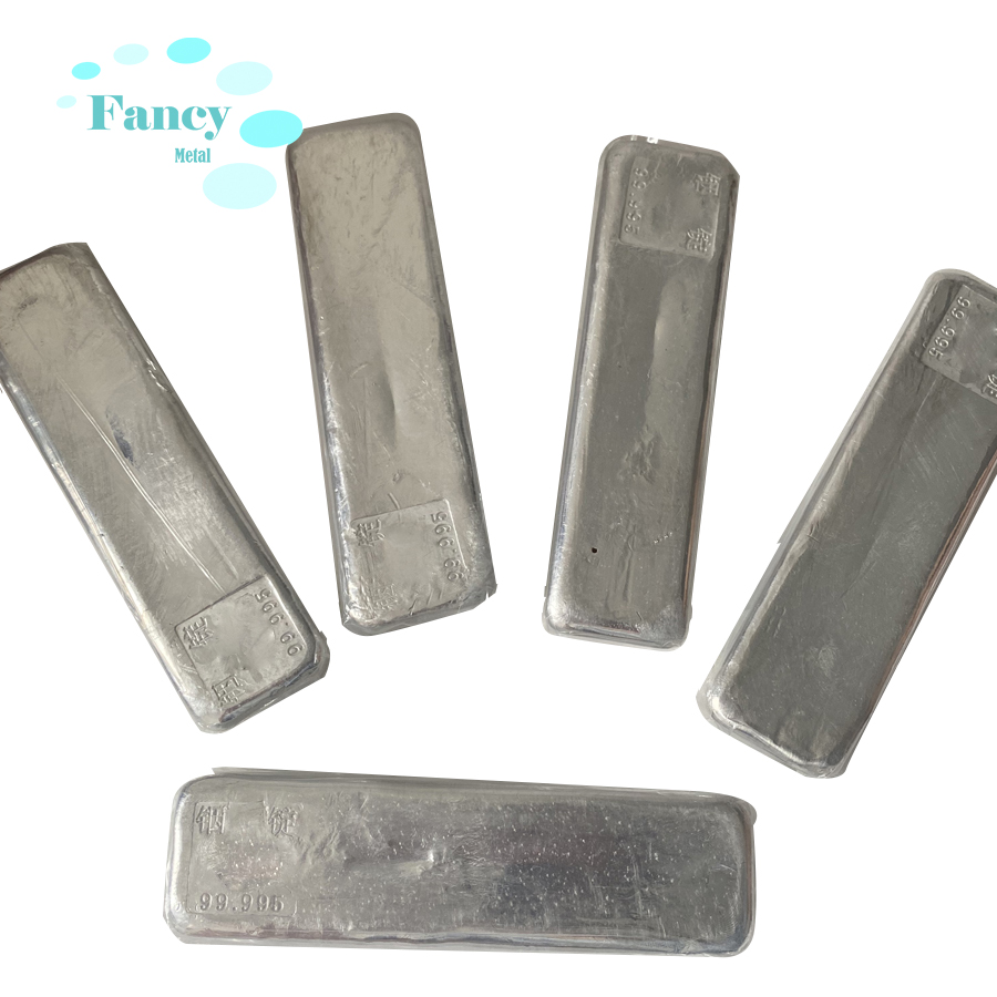Jinkai Indium 99,99 99,995 4n5 4n цельнометаллический индийский слиток Индий 1 кг