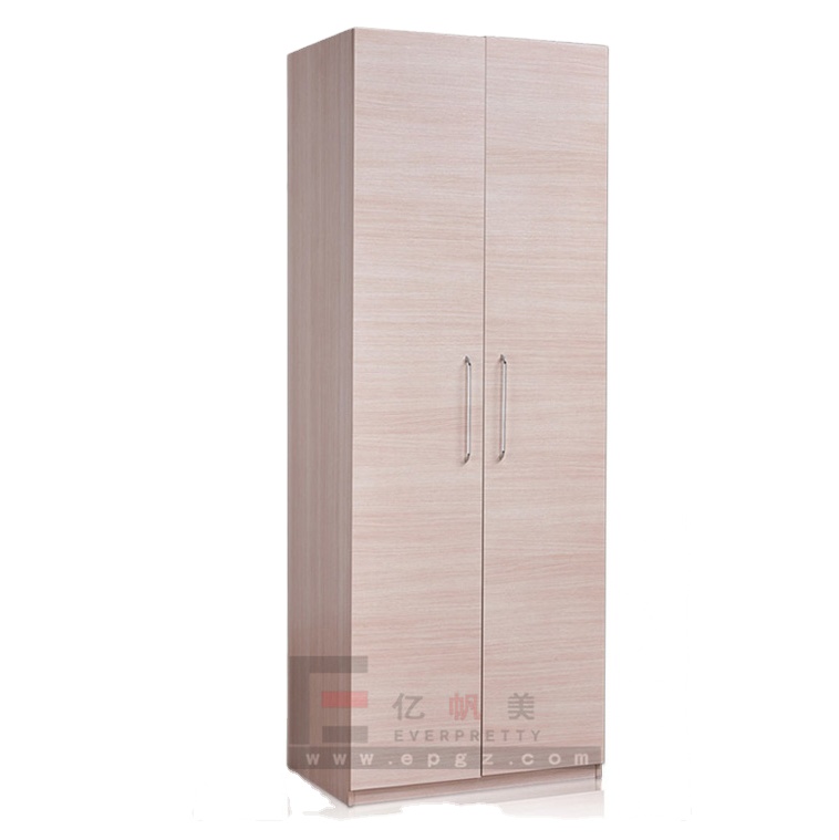 Simple Design 2 Doors Hotel Dormitory Furniture Closet Bedroom Wardrobe