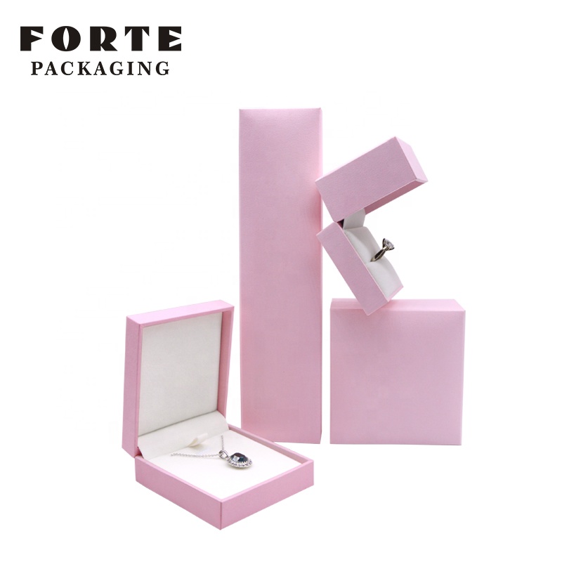 FORTE pink Boite a bijoux en papier складная коробка для ювелирных изделий Подарочная упаковка коробки для ювелирных изделий бумага для колец с логотипом на заказ