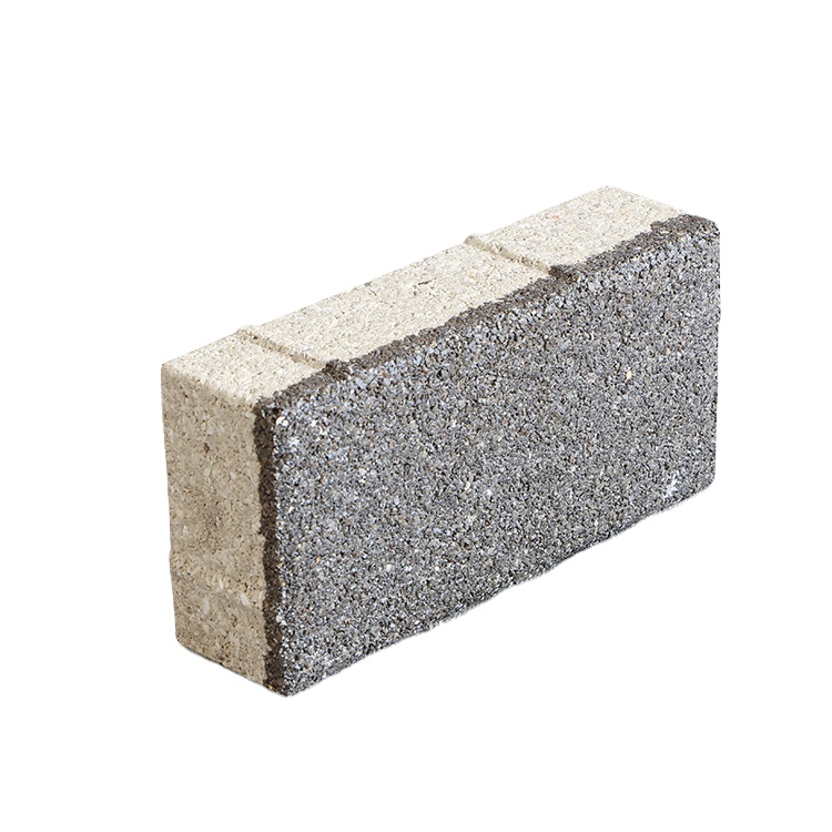 High Quality 100x200 mm Black Water Permeable Bricks Sidewalk Permeable Paving Driveway Garden Ceramic Clay Pervious Bricks