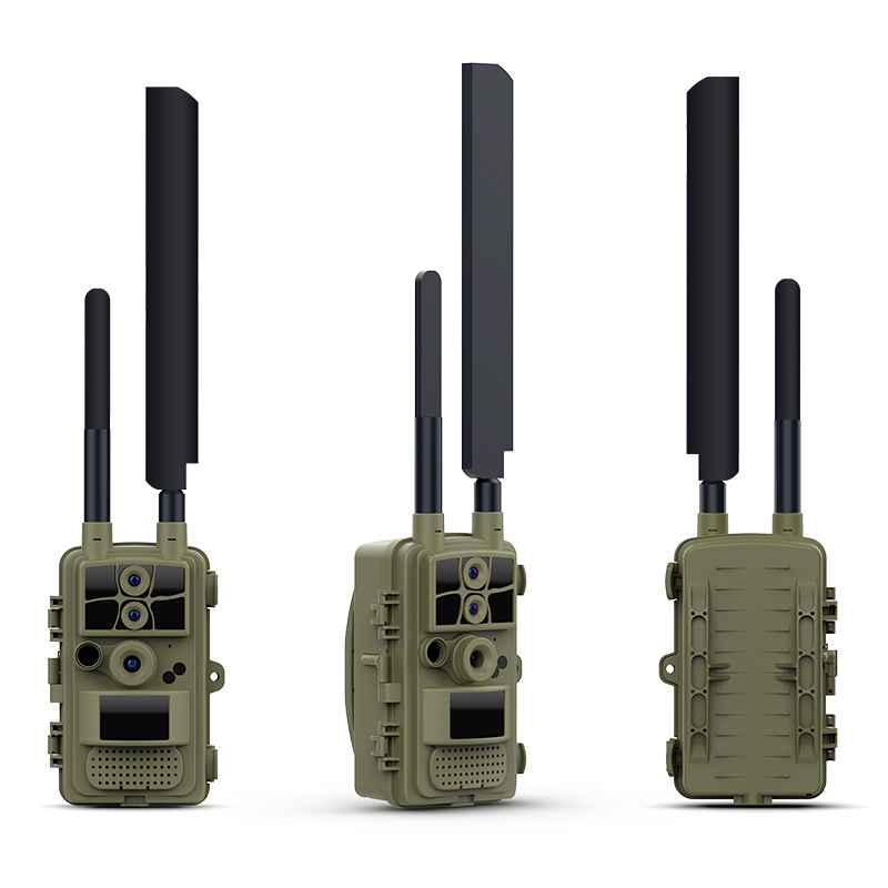 Solar-Powered GPS Trail Camera with Waterproof Design and 1080p Live Streaming