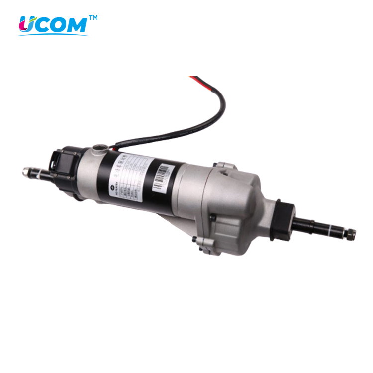 Двигатели Ucom 800 Вт, 24 В постоянного тока, приводные валы электродвигателя Transaxle с дифференциальным редуктором для мотоскутеров
