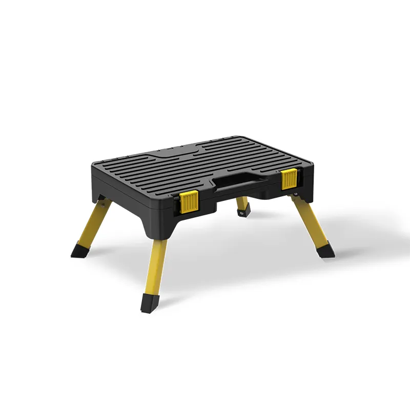Factory price new design multipurpose toolbox portable folding step stool
