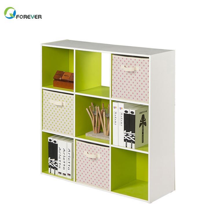 Color Lattice Cabinet Bookcase Storage Cabinet Simple Creative Fashion Storage Locker