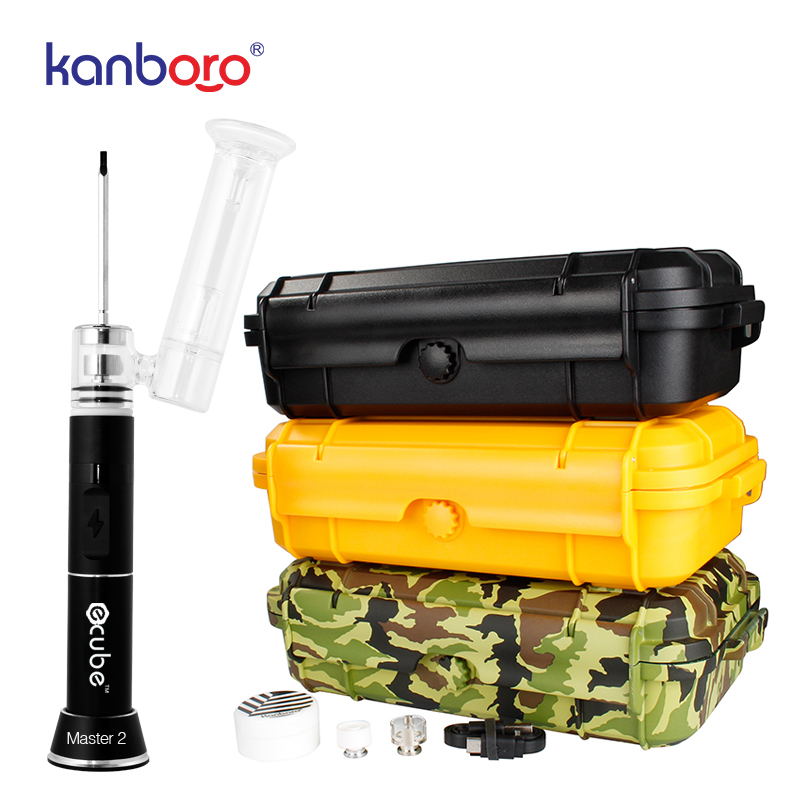 Kanboro Wax Vaporizer kit siliconebongs henail with Magnetic stand atomizer dry herb tobacco electronic products
