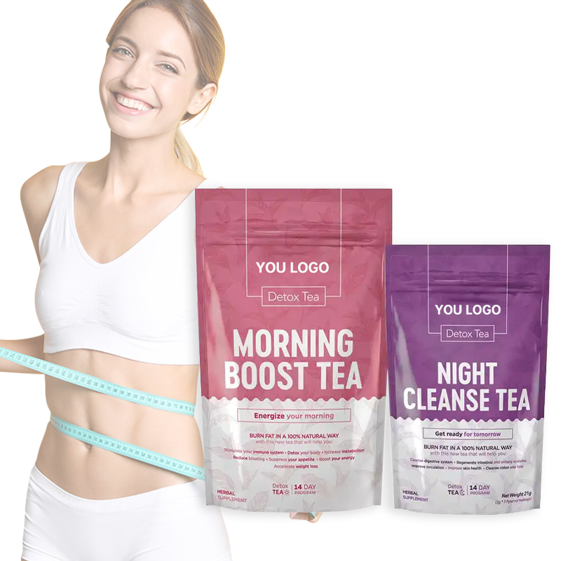 Factory Supply 14-Day Herbal Diet Tea Fast Weight Loss Slimming Tea for a Flat Tummy