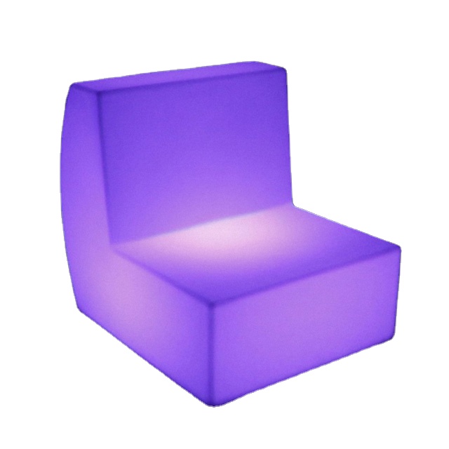 Rotomolding LED lighting sofa plastic chair mold making