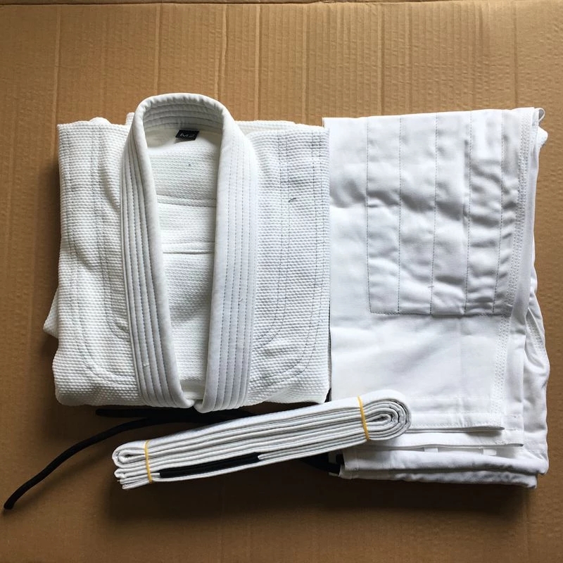 Оптовая продажа, Брезентовая ткань, раскатанные Bjj коврики, дешевые боевые искусства, каратэ, Униформа, одежда для боевых искусств