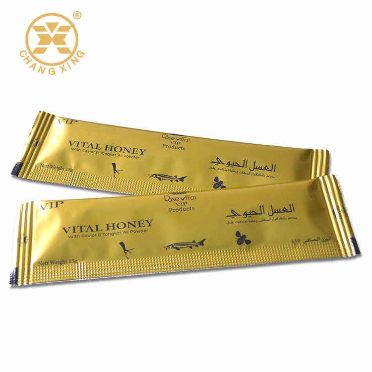 Chocolate Bar Wrapper Food Packaging Film Roll Aluminum Film honey packaging sticker raw material
