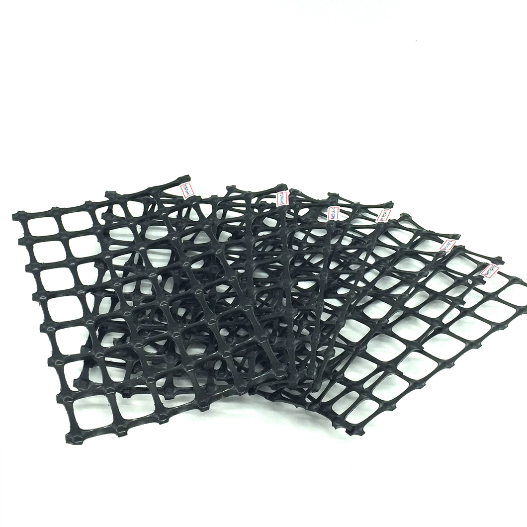 Polyester geogrid reinforcing geogrid driveway pp biaxial plastic geogrid price