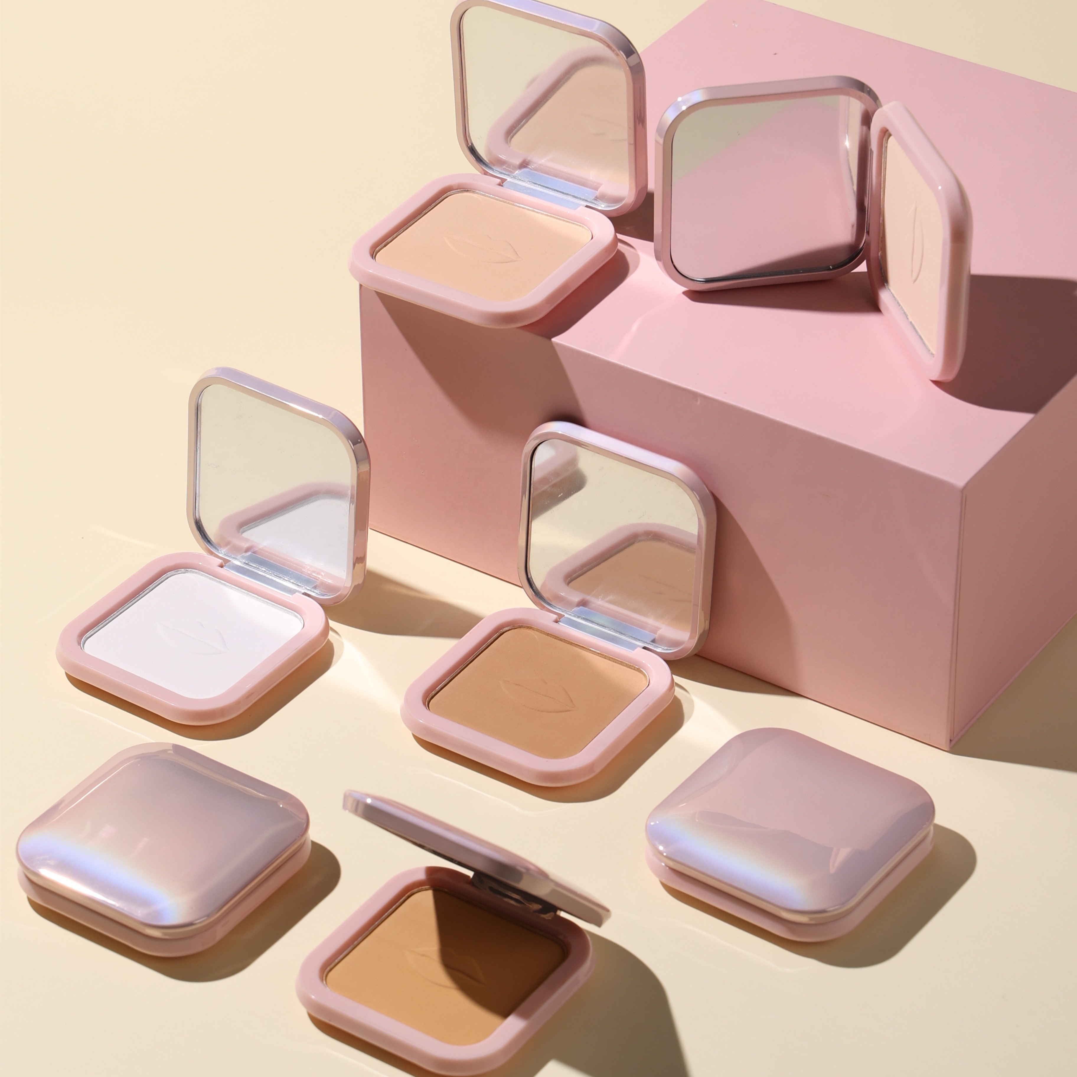 Private label cosmetics Contouring powder face pressed powder palette