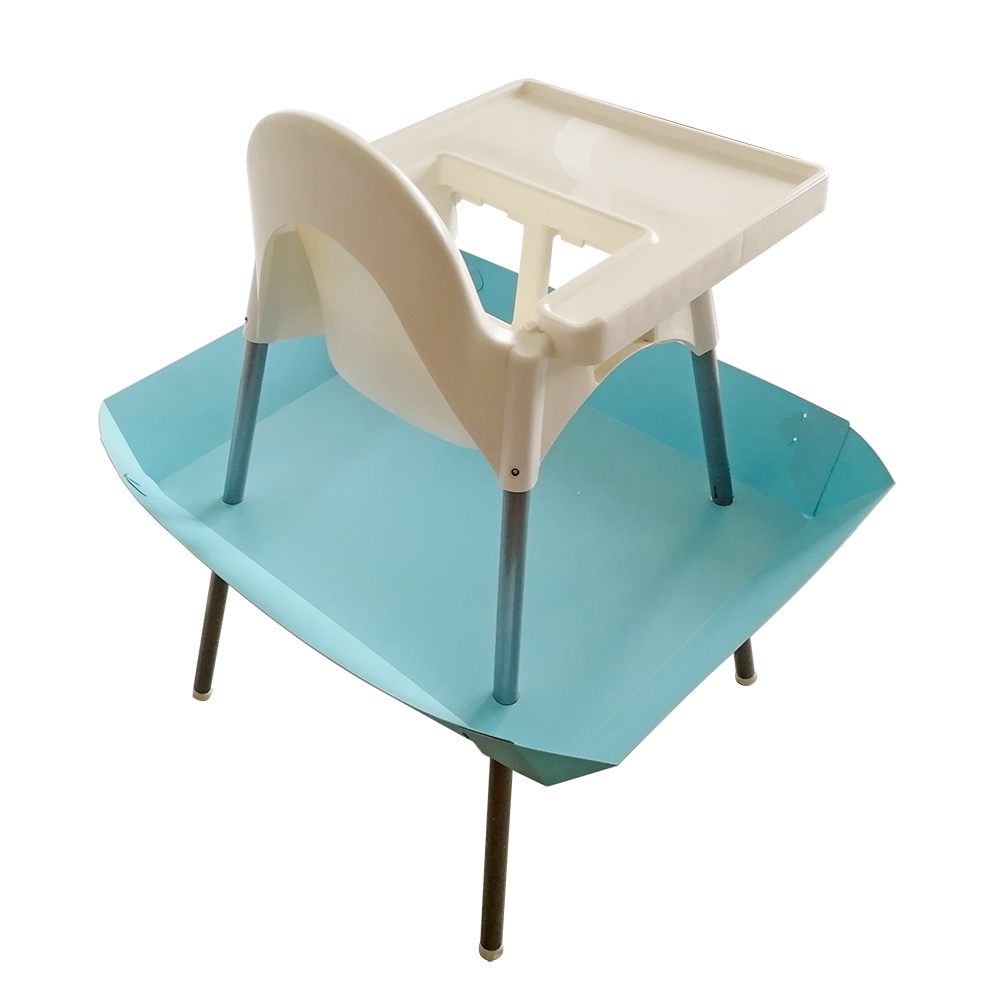 New design baby high chair food catcher easy to clean highchair food and mess catcher
