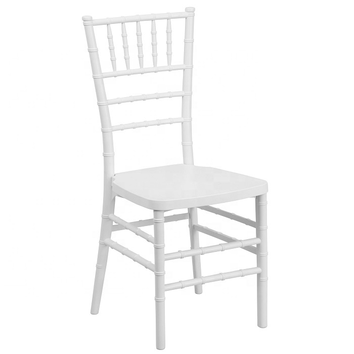 Свадебный стул тиффани, белый стул из смолы Chiavari Tiffany