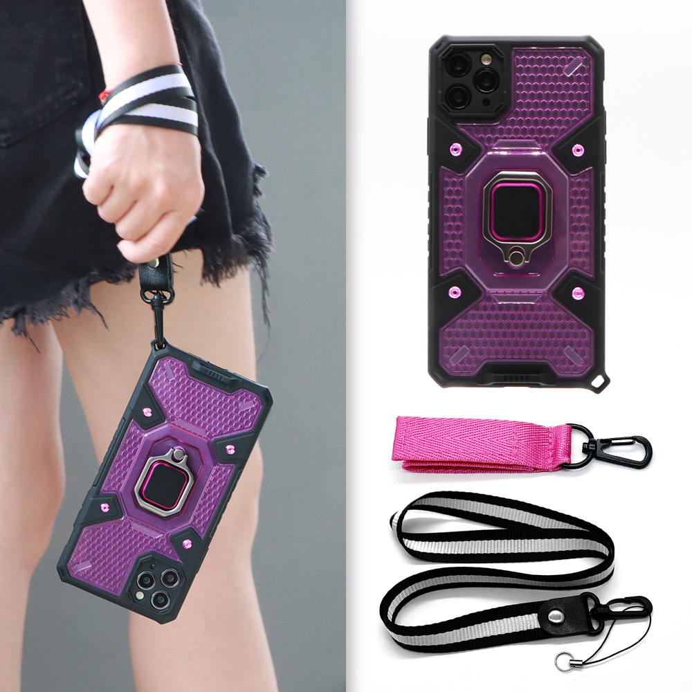 Girlish plating custom shockproof silicone hybrid kickstand clear hard phone case for iphone 13 12 pro max phone back cover