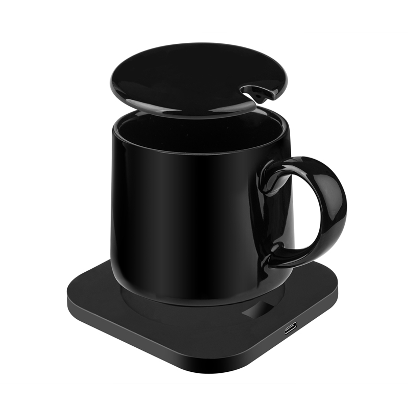 Christmas Novelty Gifts Set Hot Warmer Tea Usb Coaster With Heating Sensitive Cups Coffee Cup Ceramic Mug