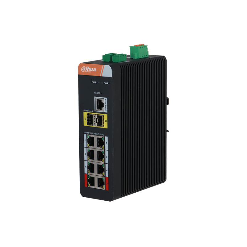Сетевой видеорегистратор Dahua оригинальный PFS4210-8GT-150 8-портовый PoE гигабитный управляемый коммутатор p Профессиональный коммутатор питания через Ethernet сетевой видеорегистратор Dahua