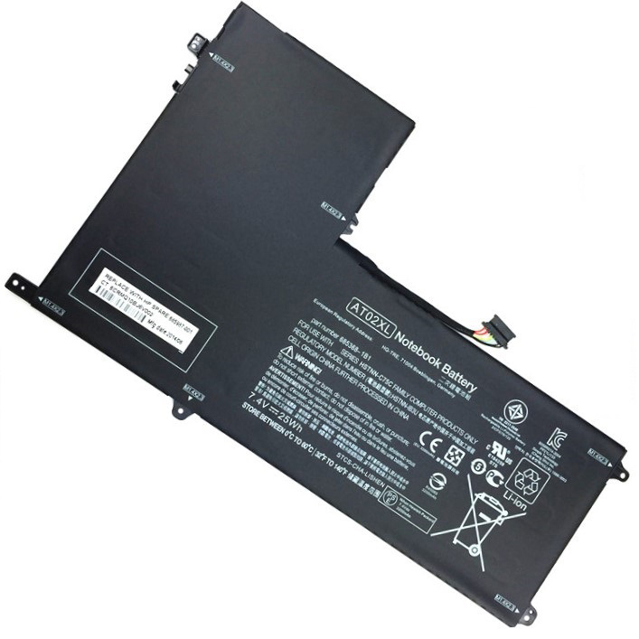 AT02XL laptop battery 7.4V 2850mAh (25Wh) 2cell for HP ElitePAD 900, ElitePad 900 Table, ElitePad 900 G1 Laptop battery