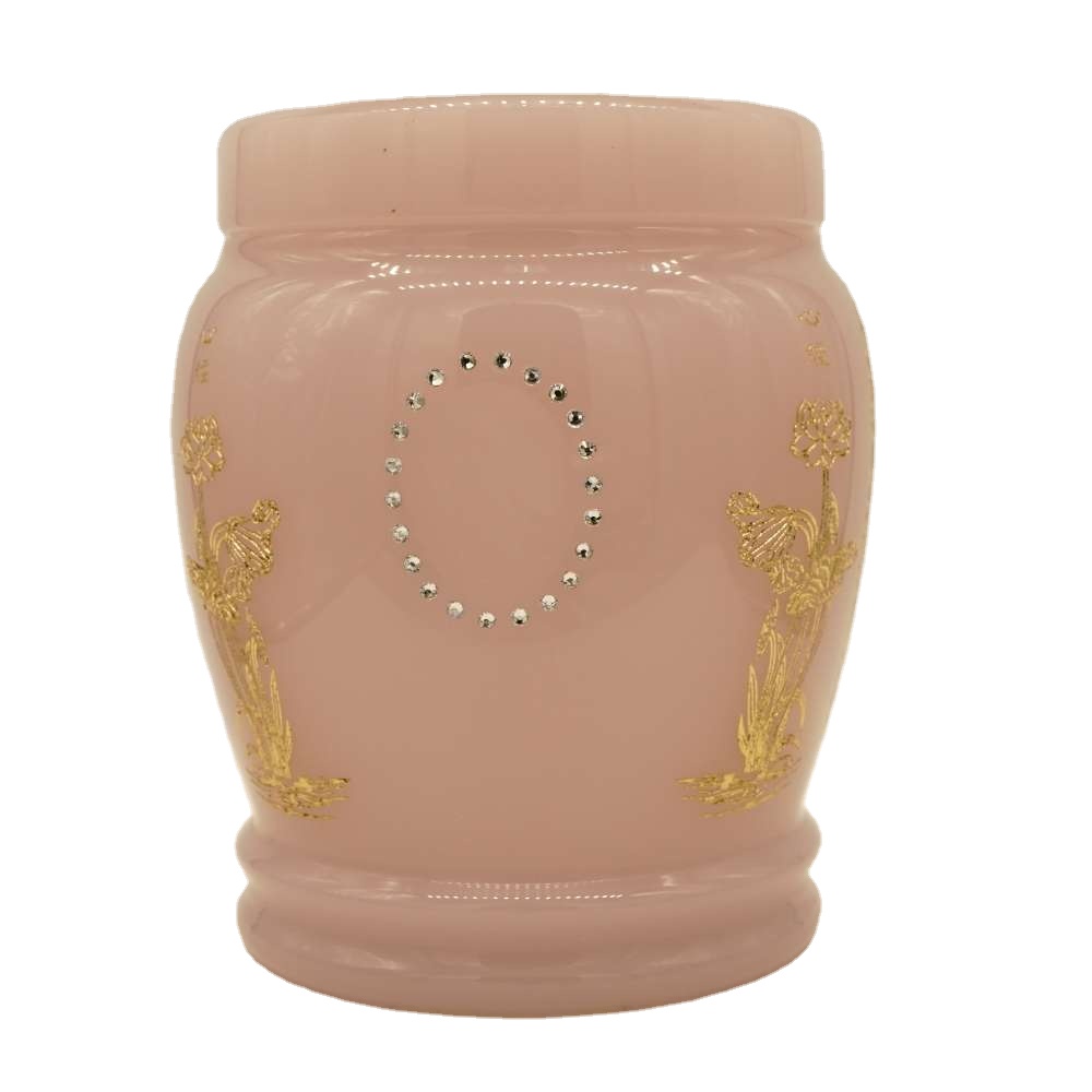 Pink Little Gang Heart Sutra Human Adult High-end Buddha Urn