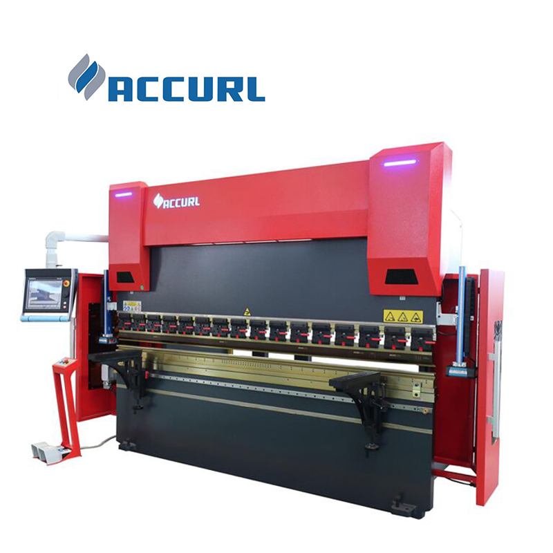ACCURL 6axis DA66T CNC Tooling rear support press brake machine With 2D Graphic View And CNC Motorized Wave Crowning