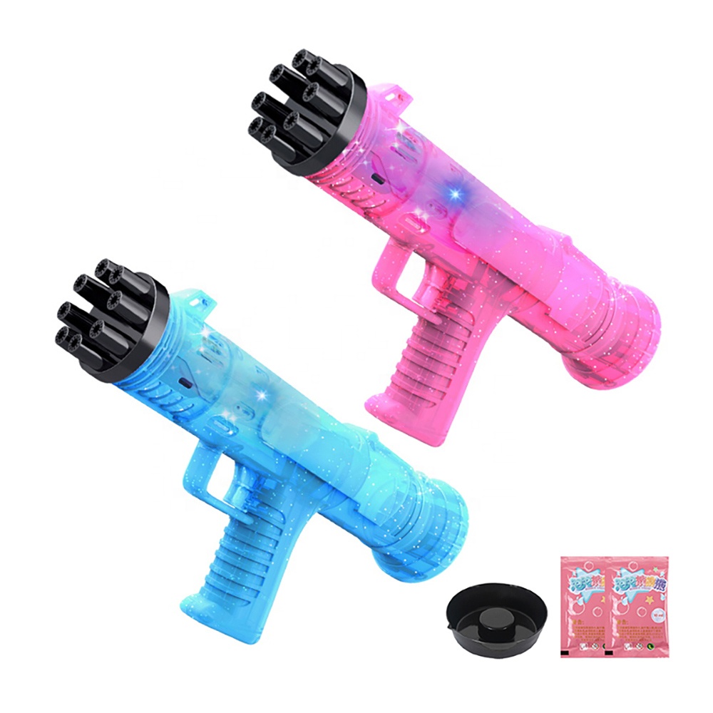 Outdoors toys Bubbles Gun 2 IN 1 Handheld Automatic Blowing Bubble Gun For Kids
