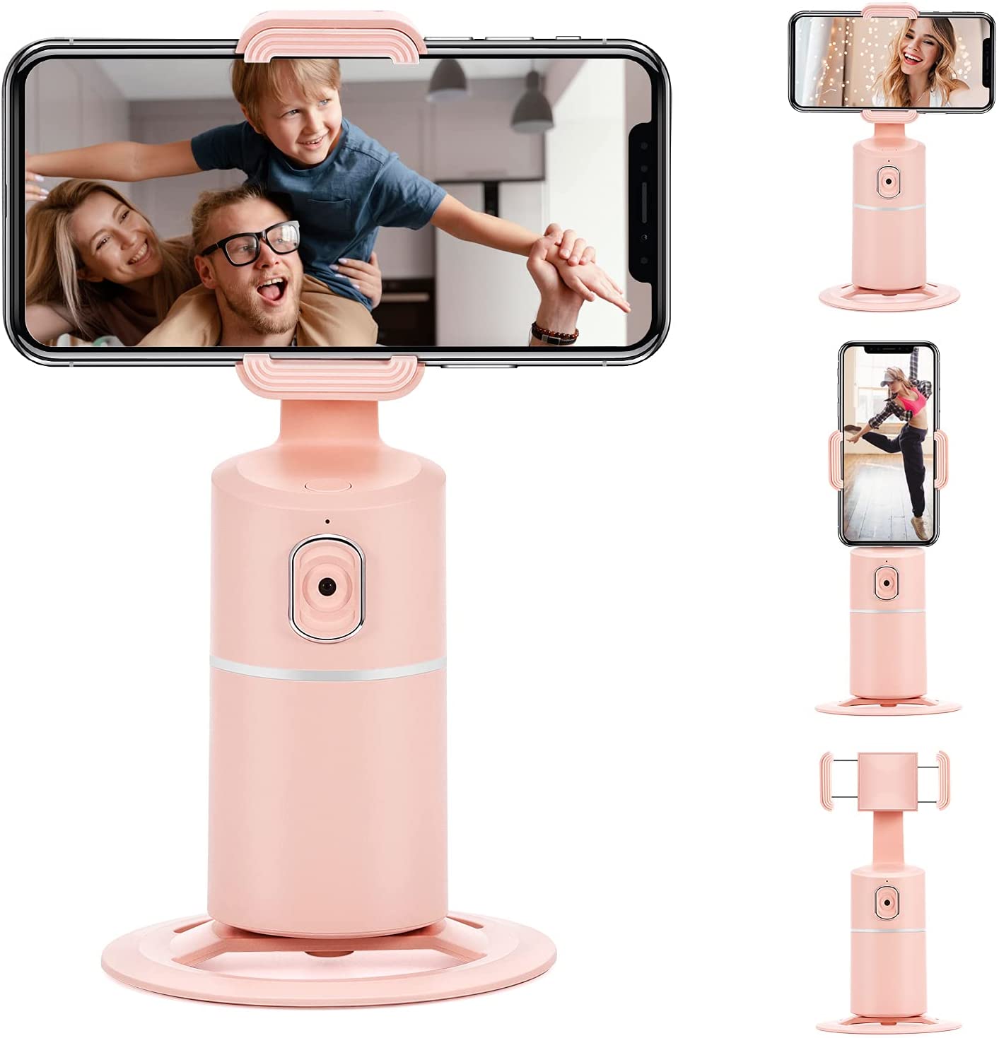 Новый портативный держатель для смартфона с поворотом на 360 градусов, карданный держатель Vlog 360, автоматический поворотный держатель для телефона с функцией отслеживания лица