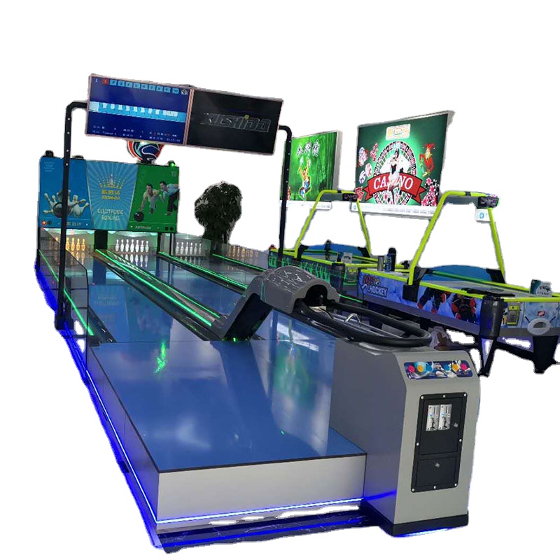 New Bowling Alley 2-8 Bowling Lanes Equipment Adult Children Bowling Machine