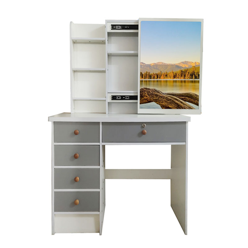 Dressing table bedroom single dressing table modern minimalist bedroom hotel small with light storage integrated dressing table