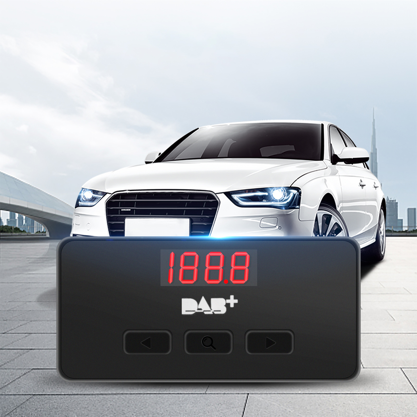 Автомобильный цифровой радиоприемник DAB адаптер с FM-передатчиком поддержка Aux in