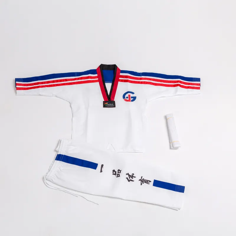 New taekwondo suit cheap taekwondo uniforms high quality taekwondo suit for kids