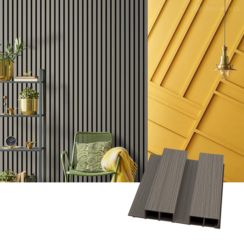 Экологически чистые настенные панели EcoWood 100% из нового материала, покрывающие стены из ДПК с низким уровнем обслуживания в помещении