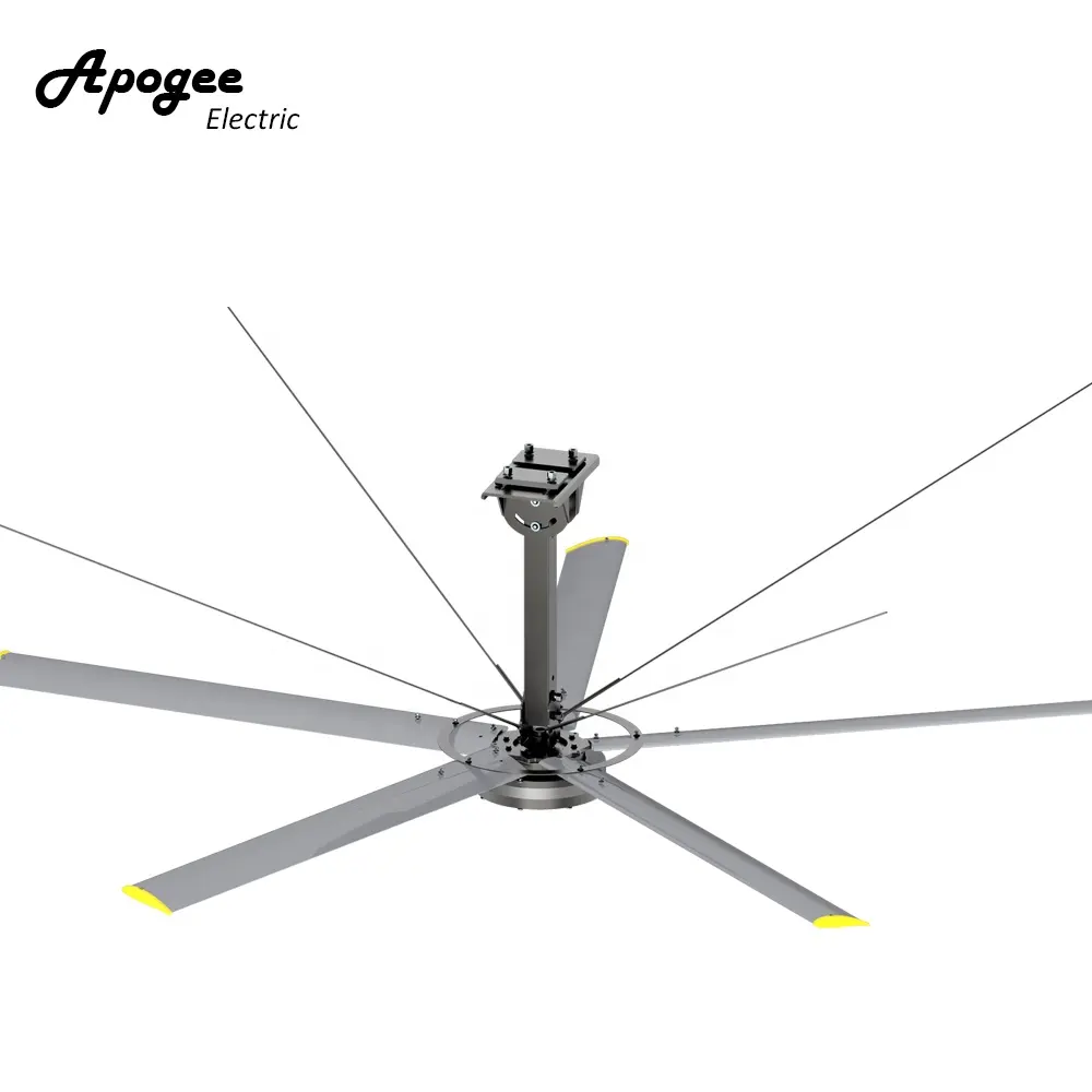 Hvls Fan Apogee 24ft 7.3m Big Fan For Warehouse HVlS Industrial Ceiling Fan