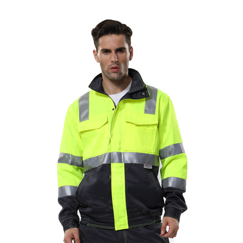 Рабочая одежда Hi Vis, куртка, защитные Рабочие куртки, пальто унисекс, светоотражающие защитные куртки, униформа