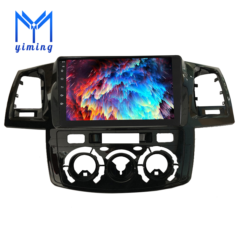 Автомобильный DVD-плеер с четырехъядерным IPS DSP Android 10,0 для toyota Fortuner Hilux GPS BT WIFI радиосистема 1 + 16 ГБ/4 + 64 Гб стерео видео