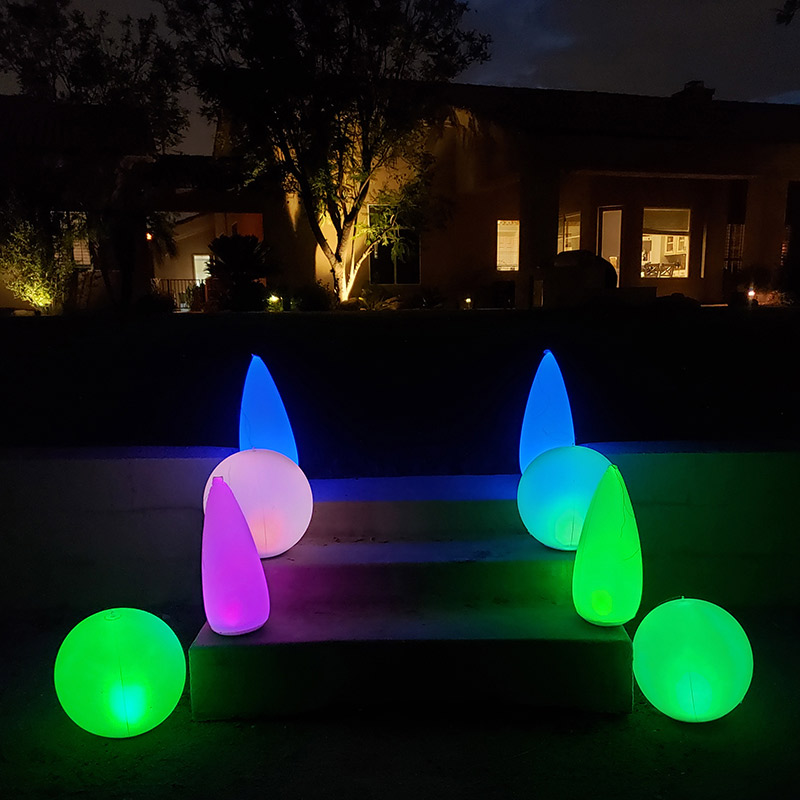 Solar Garden Lights 18" Floating Pool Outdoor Lamp Garden Decor Waterproof