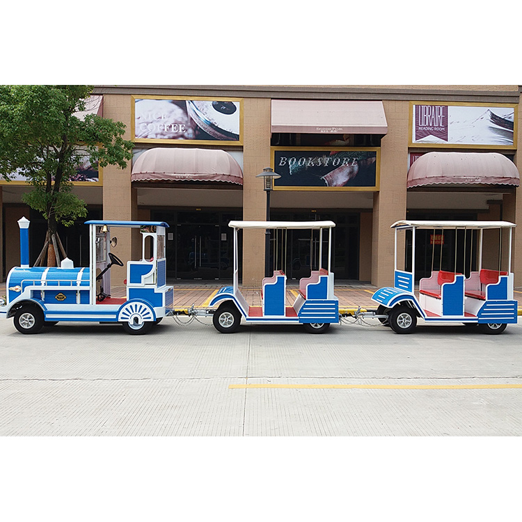 Hot sale 14 electric sightseeing bus tour bus electric amusement train for resort