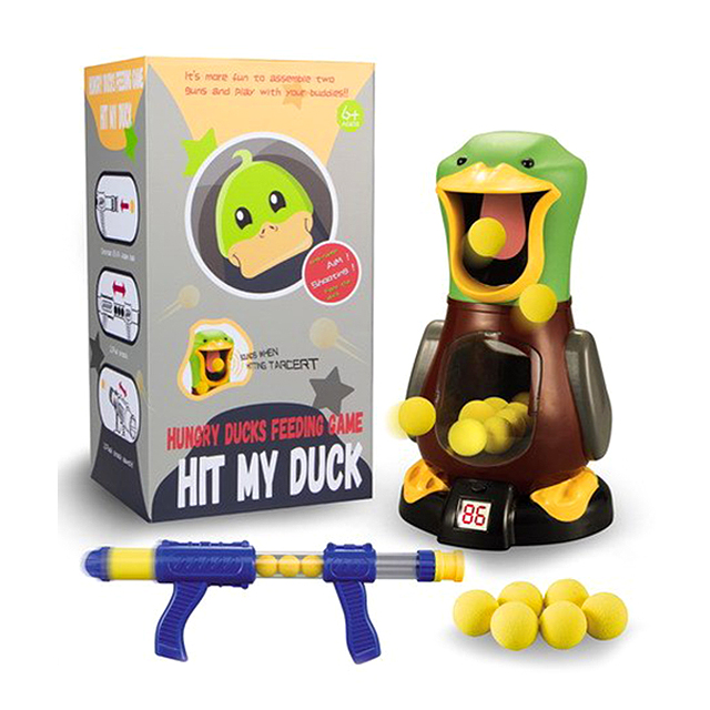 Игра утка звук для стреляния оружий игрушки 12 эва пенопластовые шарики для детей
