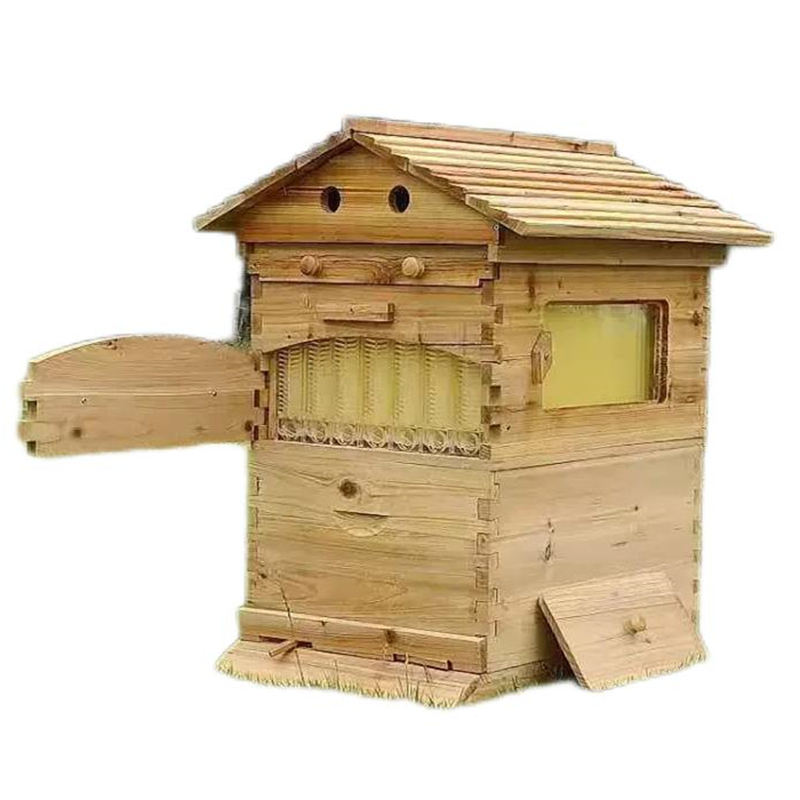 USA Hot-Sale-Wood-Outflow-Beehive-Automatic Equipment Flow Bee Hive