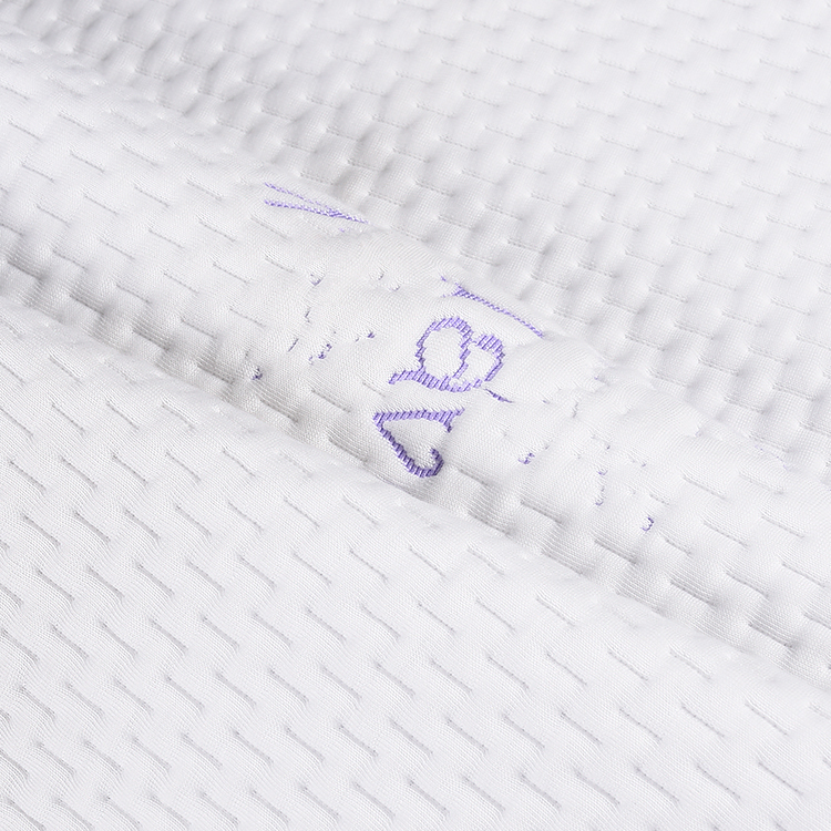Jacquard knitted quilted fabric for mattress in 100% polyester